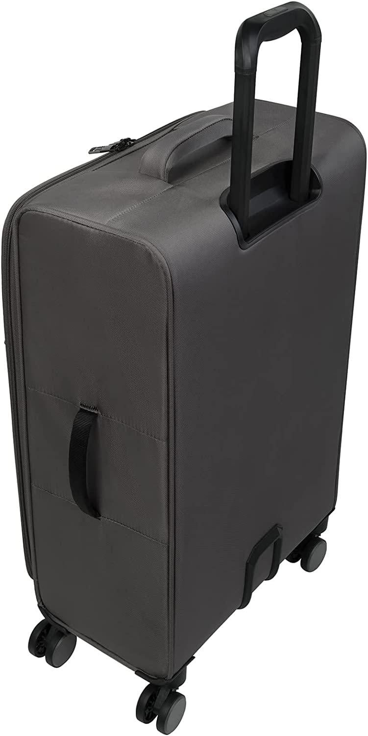 Citywide 3 Piece Softside 8 Wheel Spinner Set, Charcoal, 3 Pc