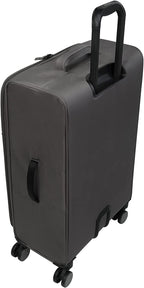 Citywide 3 Piece Softside 8 Wheel Spinner Set, Charcoal, 3 Pc
