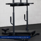 Fitness Vertical Leg Press Machine, 400 LB Capacity, Leg Strengthening Workout, High Intensity Presses