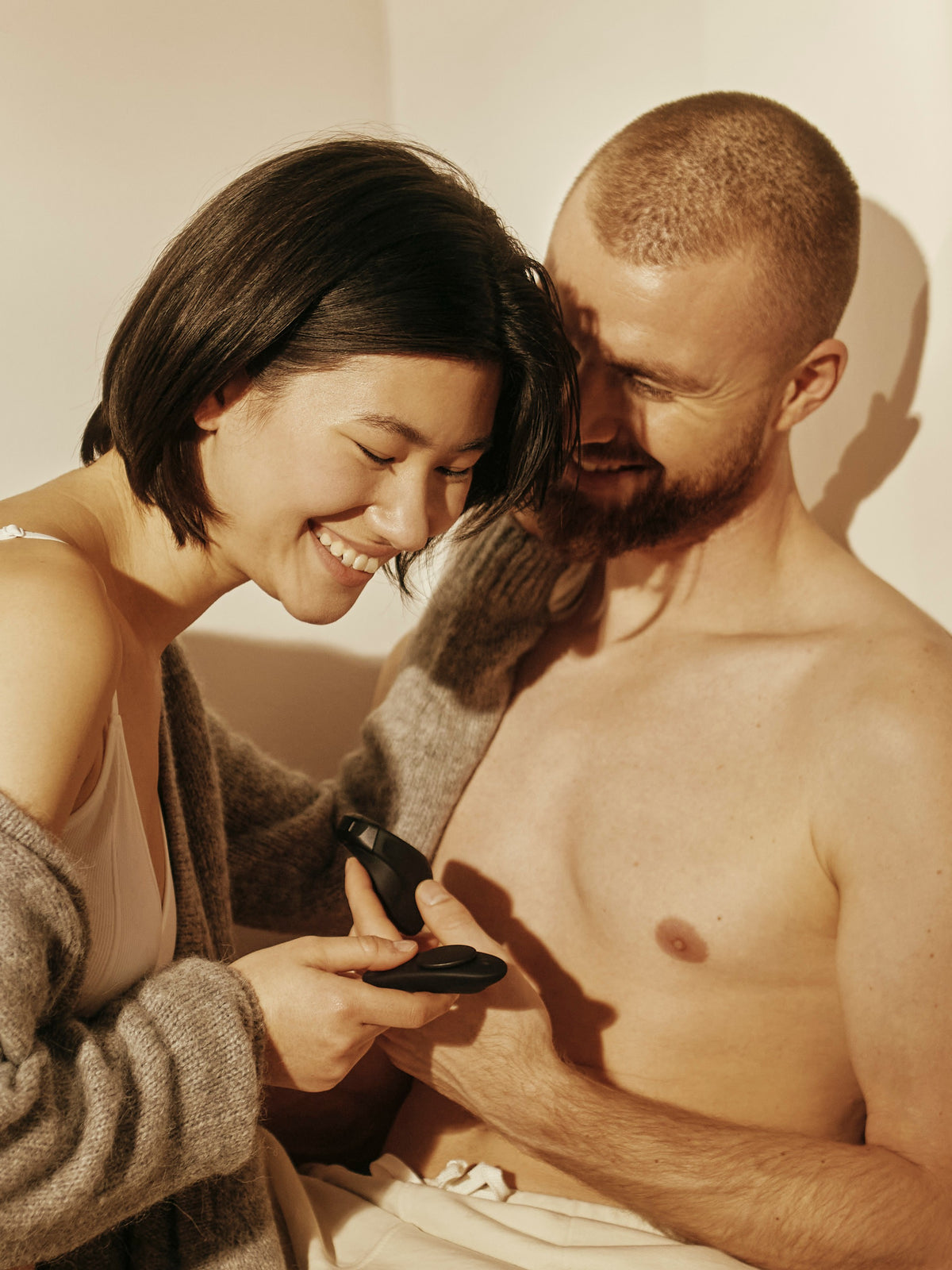 We-Vibe Tease Us Bond and Moxie Vibrating Cock Ring and Panty Vibrator Set, Black