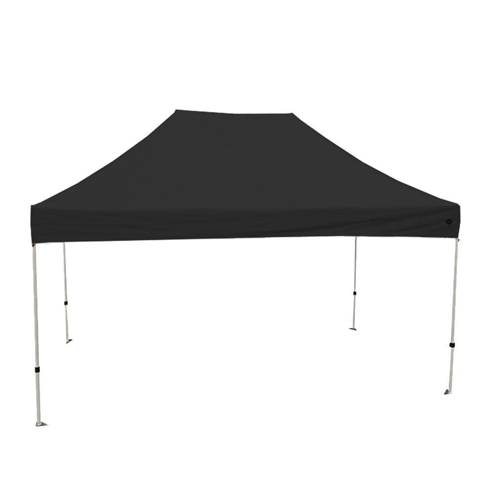 Athena 10 ft. x 15 ft. Black Cover White Frame Instant Pop Up Tent