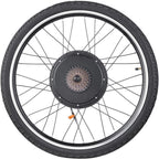 AW 26"x1.75" Rear Wheel Electric Bicycle LCD Display Motor Kit E-Bike Conversion 48V1000W