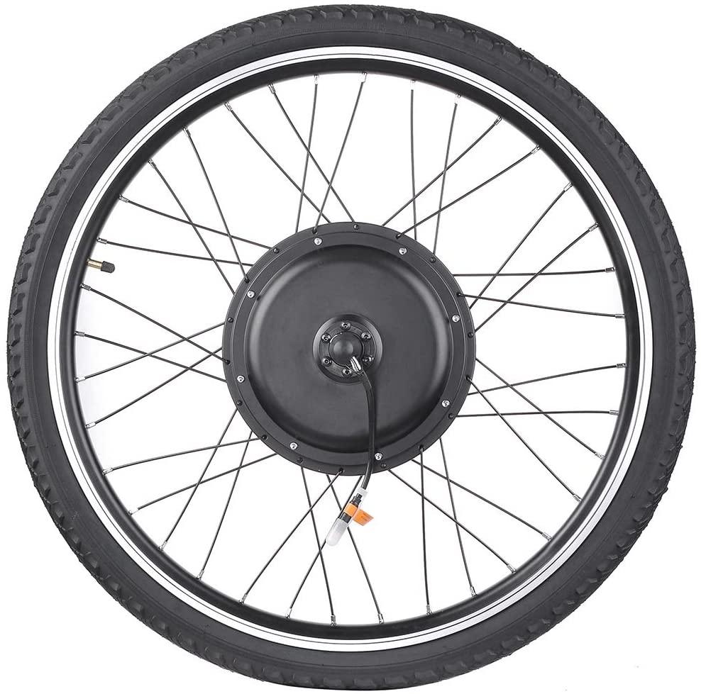 AW 26"x1.75" Rear Wheel Electric Bicycle LCD Display Motor Kit E-Bike Conversion 48V1000W