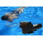 2hp 110-240v 5520gph in/above ground swimming pool pump motor strainer 1500w us