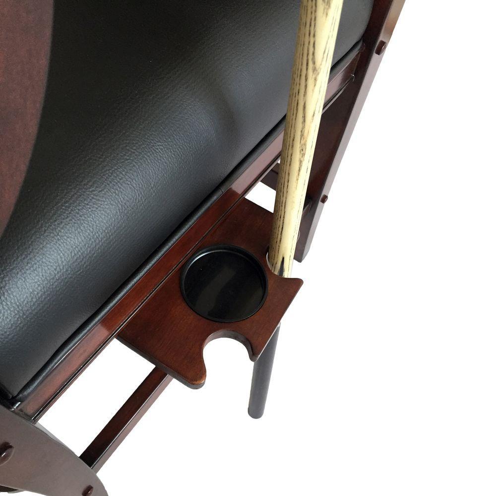 Hampton Club Spectator Bench with Walnut Finish