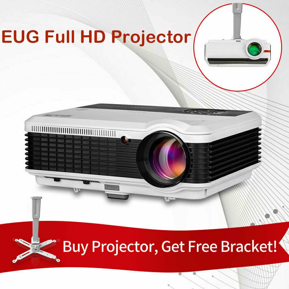 eug 6000lms 1080p projector full hd home theater movie party video xbox game tv