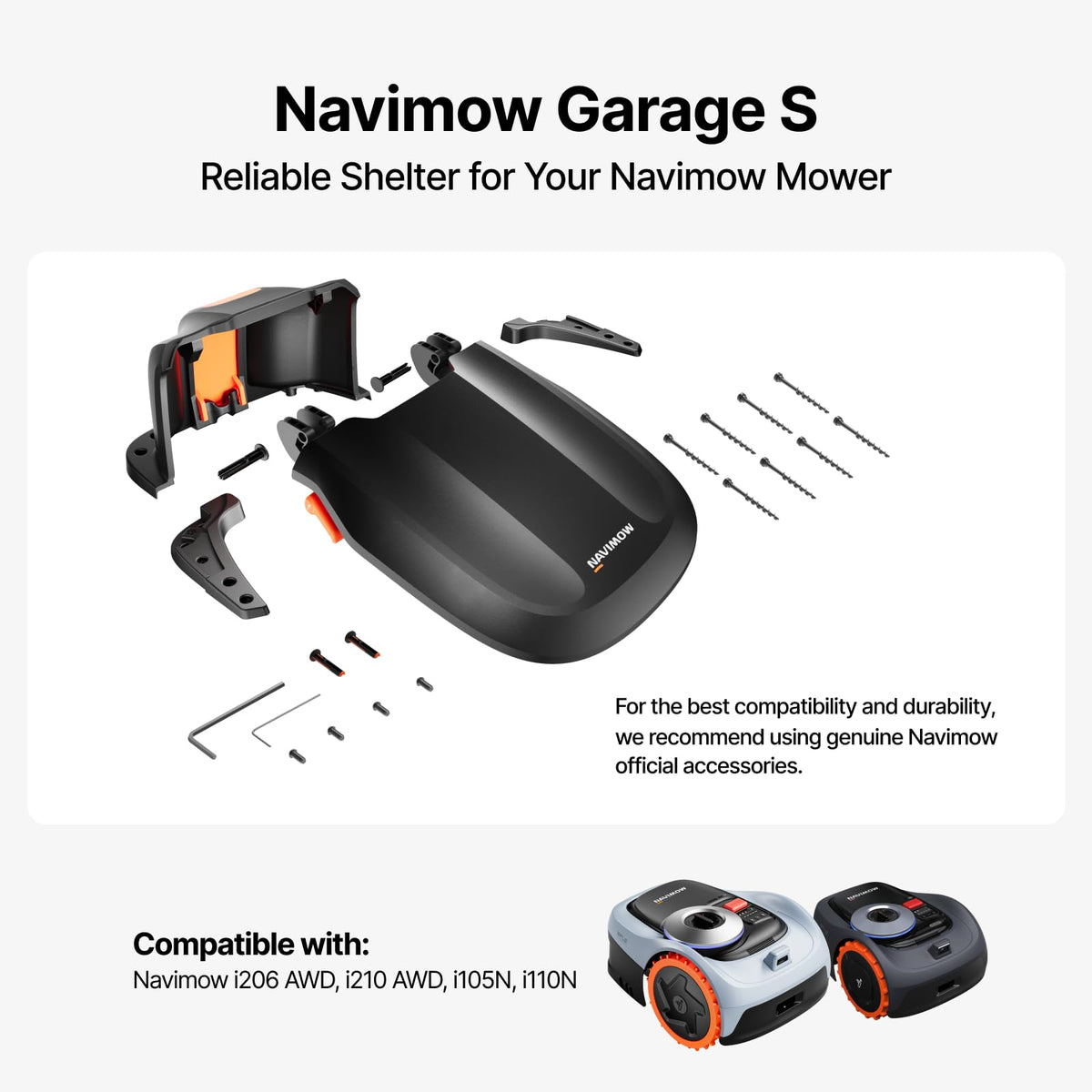 Segway  GaraS for i206 AWD, i210 AWD, i105N and i110N Robot Lawn Mower