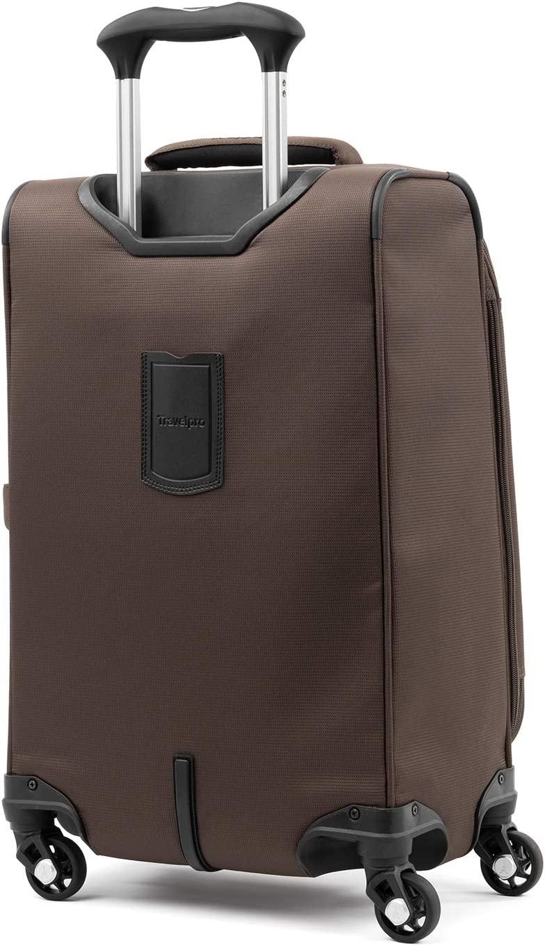Luggage Maxlite 5 Lightweight 2-Piece Carry on Spinner w/Travel Tote Set (Mocha, 21-Inch Spinner and Tote)
