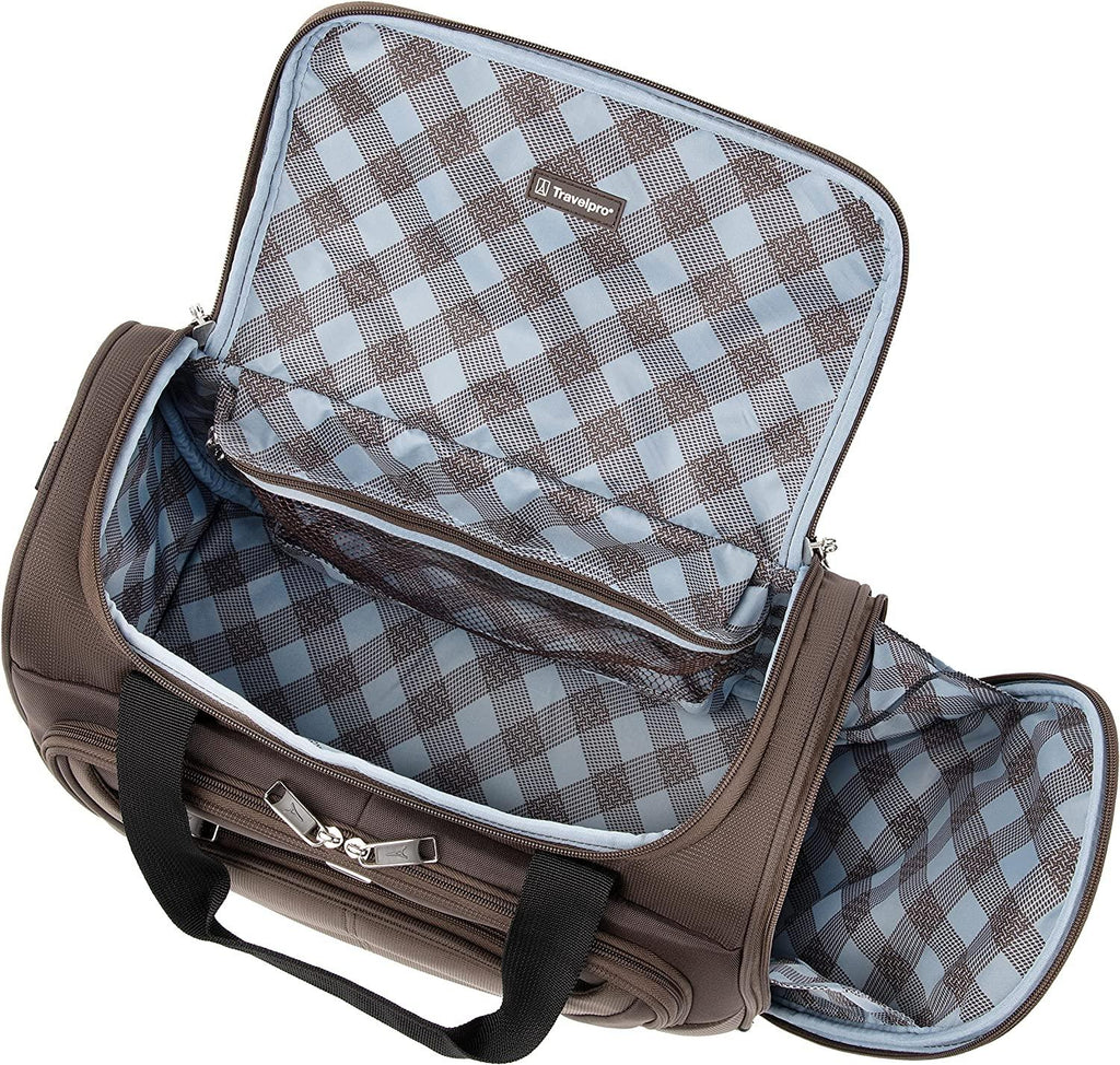 Luggage Maxlite 5 Lightweight 2-Piece Carry on Spinner w/Travel Tote Set (Mocha, 21-Inch Spinner and Tote)