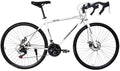 SUNUQ Lightweight Aluminum Road Bike,Aluminum Full Suspension Road Bike 21 Speed Disc Brakes, 26 inch Durable Road icycles, 700c Tire, Mens/Womens Fashionable Advanced Suspension Bikes