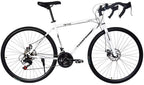 SUNUQ Lightweight Aluminum Road Bike,Aluminum Full Suspension Road Bike 21 Speed Disc Brakes, 26 inch Durable Road icycles, 700c Tire, Mens/Womens Fashionable Advanced Suspension Bikes