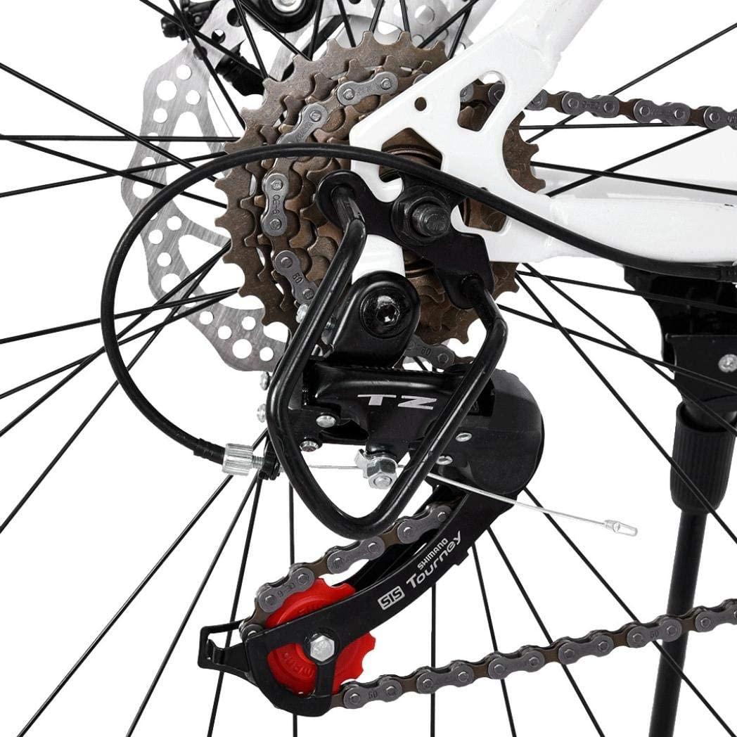 SUNUQ Lightweight Aluminum Road Bike,Aluminum Full Suspension Road Bike 21 Speed Disc Brakes, 26 inch Durable Road icycles, 700c Tire, Mens/Womens Fashionable Advanced Suspension Bikes
