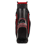 Ram Golf Waterproof Cart Bag - 14 Way Club Dividers Black/Grey/Red