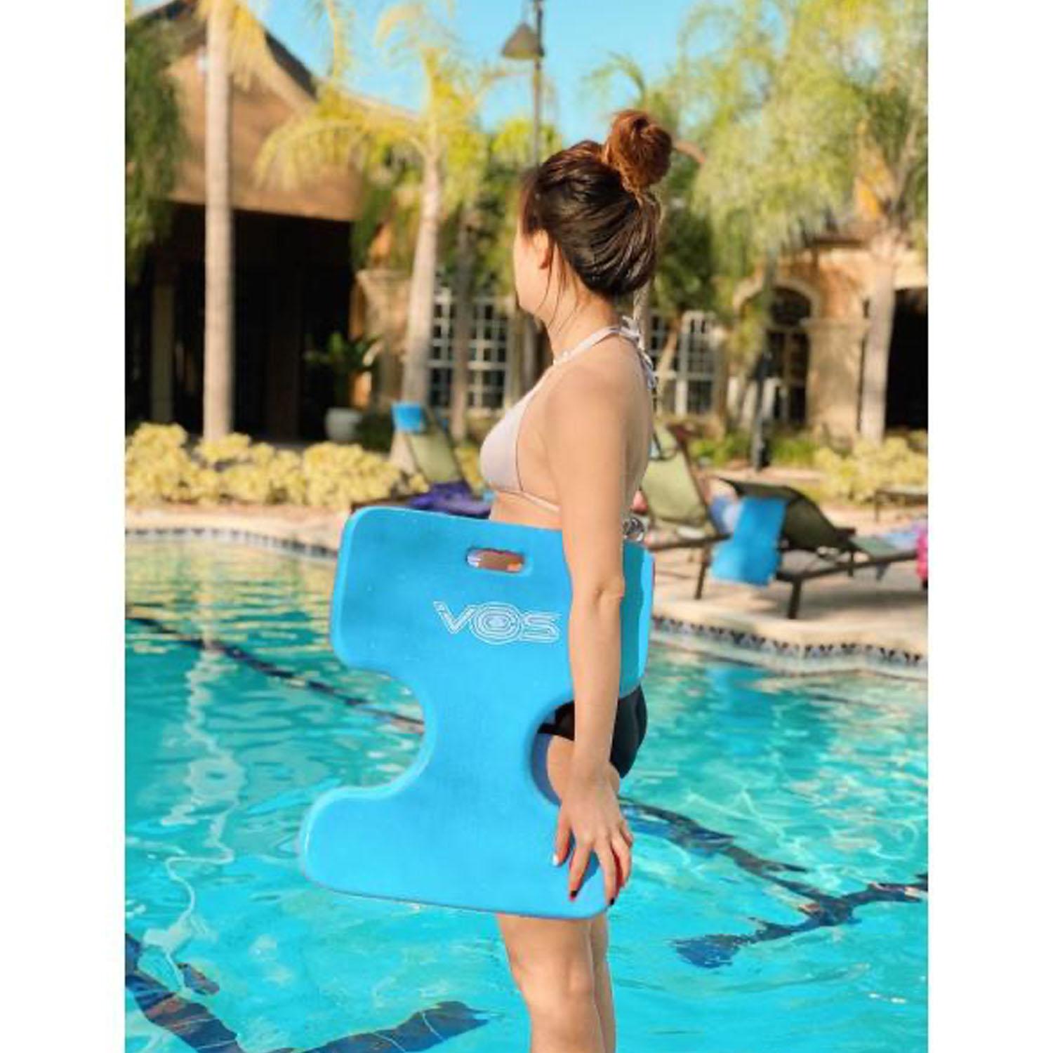 Vos Oasis Water Saddle Swimming Pool Float Lounge Seat for Adults &amp; Kids, Made with UV Resistant Foam for Single Rider Floating,
