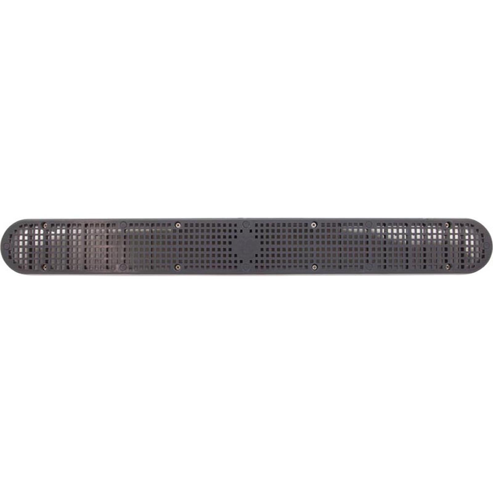 Custom Molded Products 32" Channel Drain With Frame, Dark Gray