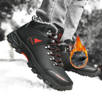 High Quality Men Hiking Shoes Winter Plush Snow Boots