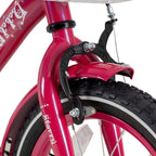 JOYSTAR Starry Kids Bike for Ages 3-9 Years Girls with Hand Brake and Basket, 14 16 18 Inch Princess Bikes Bicycles with Training Wheels and Fenders, Children Bicycle