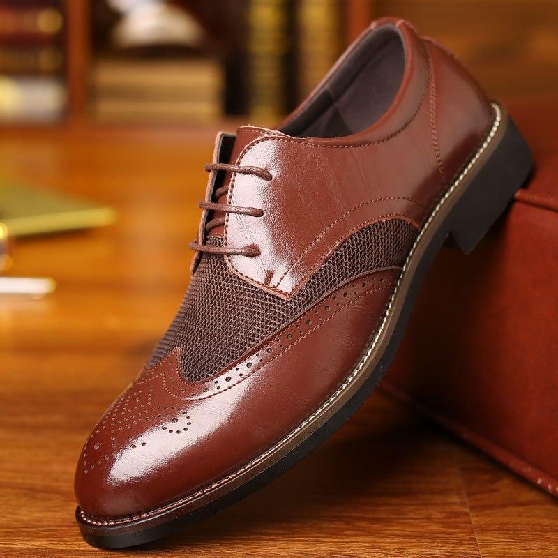 Shoes - Luxury Brand Men's Business Leather Shoes