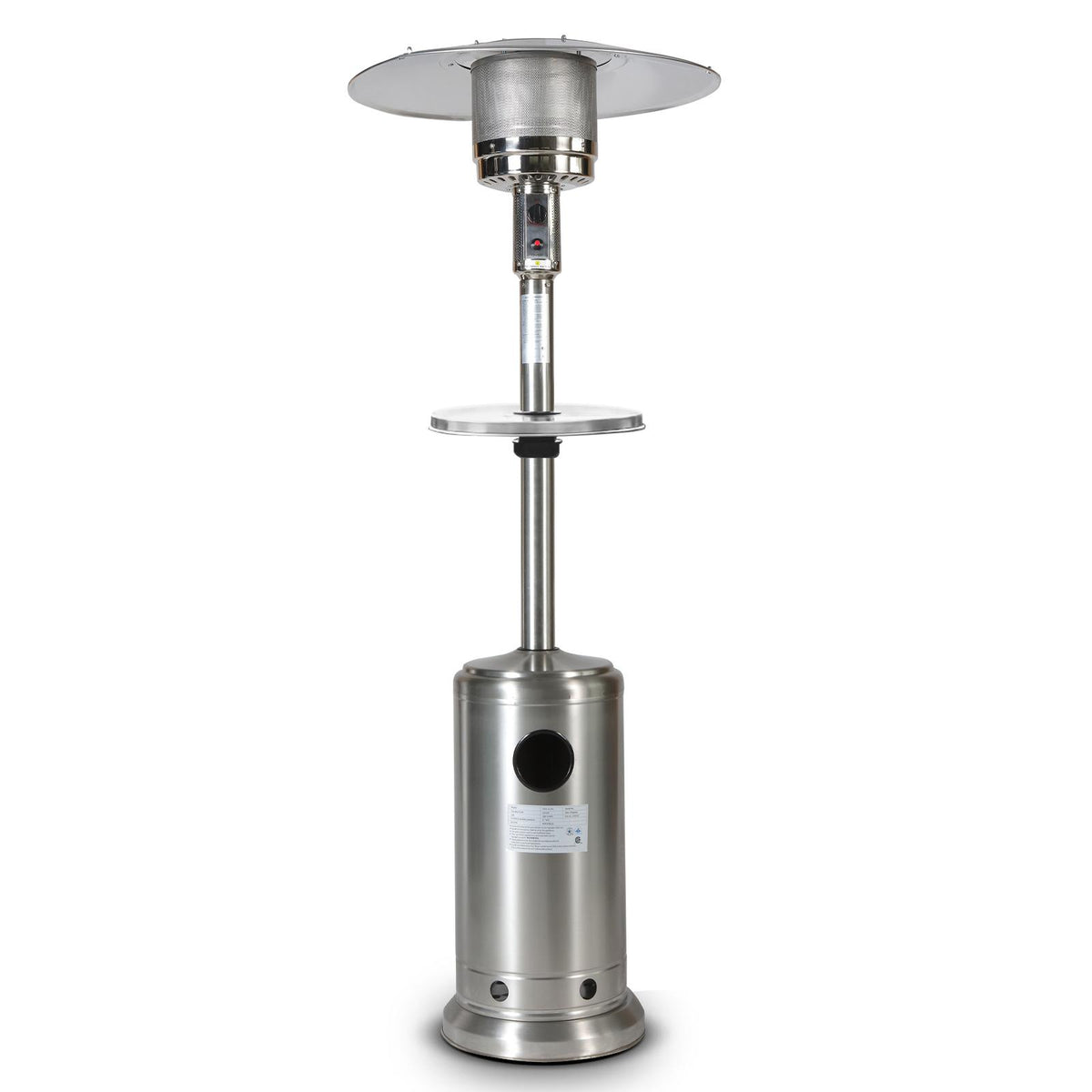 EZSPTO 46000BTU Stainless Steel Propane Patio Heater for dinner party , family gathering , garden , backyard , restaurant , coffee shop , schools XH,Space Heaters &amp; Accessories,as pic