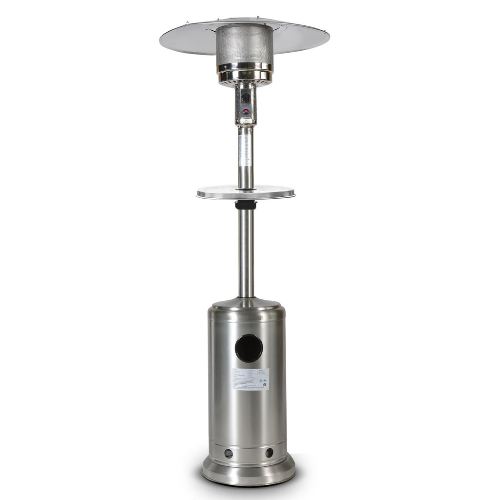 ALAREWO 46000BTU Stainless Steel Propane Patio Heater for dinner party , family gathering , garden , backyard , restaurant , coffee shop , schools XH