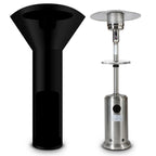 EZSPTO 46000BTU Stainless Steel Propane Patio Heater for dinner party , family gathering , garden , backyard , restaurant , coffee shop , schools XH,Space Heaters &amp; Accessories,as pic