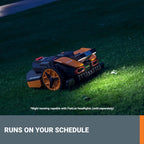Landroid Vision Robotic Lawn Mower, Wire Robot Mower with Active Obstacle Avoidance, WiFi &amp; Bluetooth Connection, APP Control, 1/5 Acre, WR208