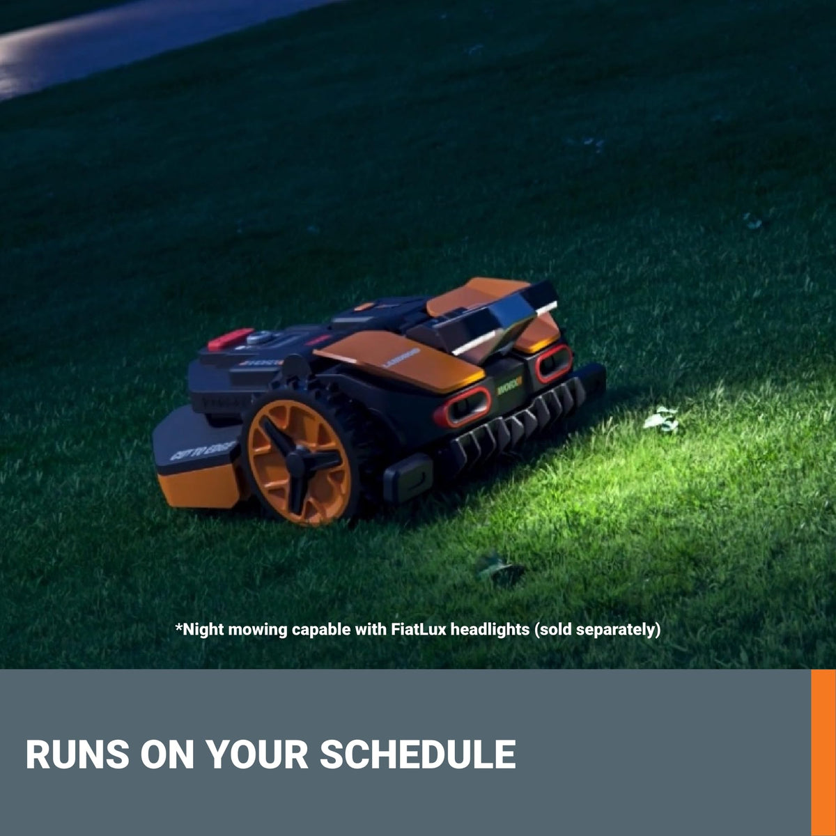 Landroid Vision Robotic Lawn Mower, Wire Robot Mower with Active Obstacle Avoidance, WiFi &amp; Bluetooth Connection, APP Control, 1/5 Acre, WR208