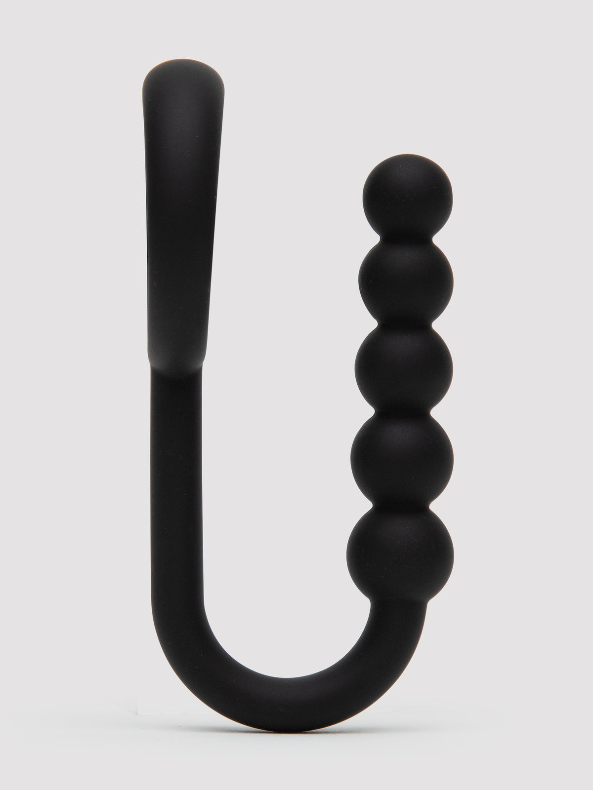 Lovehoney Classic Combo Silicone Ball Ring with Anal Beads, Black