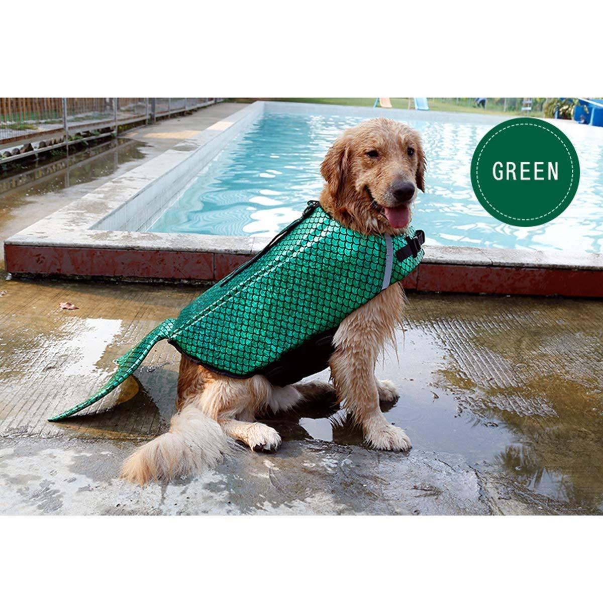 KDKDA Outward Hound Splash Dog Life Jacket Dog Life Jackets Pet Dog Swimming Life Jacket Lifesaver Reflective Vest Coat Adjustable for Swimming Surfing Boating
