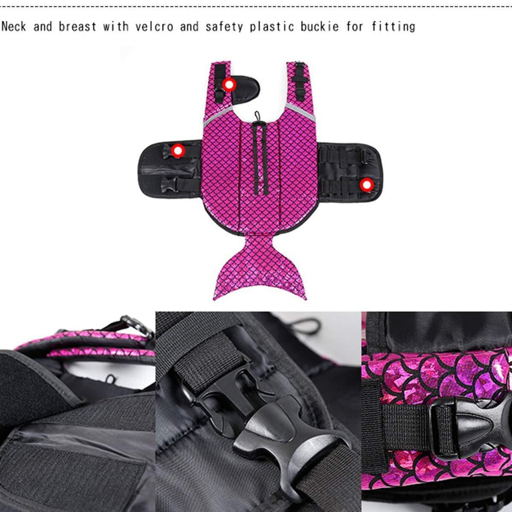 KDKDA Outward Hound Splash Dog Life Jacket Dog Life Jackets Pet Dog Swimming Life Jacket Lifesaver Reflective Vest Coat Adjustable for Swimming Surfing Boating