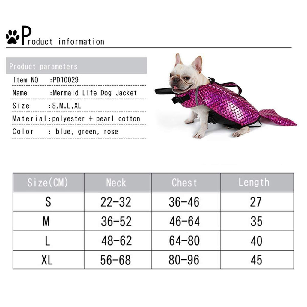 KDKDA Outward Hound Splash Dog Life Jacket Dog Life Jackets Pet Dog Swimming Life Jacket Lifesaver Reflective Vest Coat Adjustable for Swimming Surfing Boating
