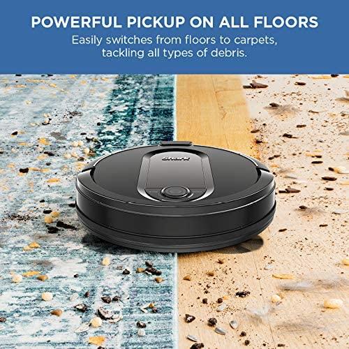 Shark AI Ultra 2in1 Robot Vacuum &amp; Mop with Sonic Mopping, Matrix Clean, Home Mapping, HEPA Bagless Self Empty Base, CleanEdge Technology, for Pet Hair, Wifi, Works with Alexa, Black/Gold (AV2610WA)