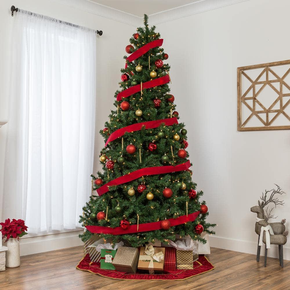 6 ft. Pre-Lit Incandescent Spruce Artificial Christmas Tree with 250 Warm White Lights