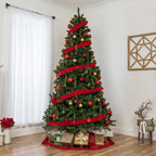 6 ft. Pre-Lit Incandescent Spruce Artificial Christmas Tree with 250 Warm White Lights