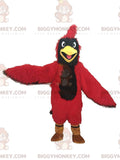 Red cardinal BIGGYMONKEYmascot costume, giant bird costume
