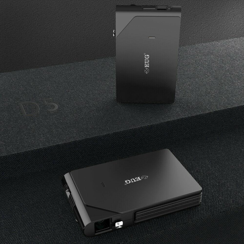 eug dlp wifi 3d projector wireless mirroring screen home theater tv hdmi 7000:1