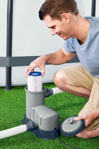 bestway 1500gph above ground swimming pool sand filter pump 59390e device us