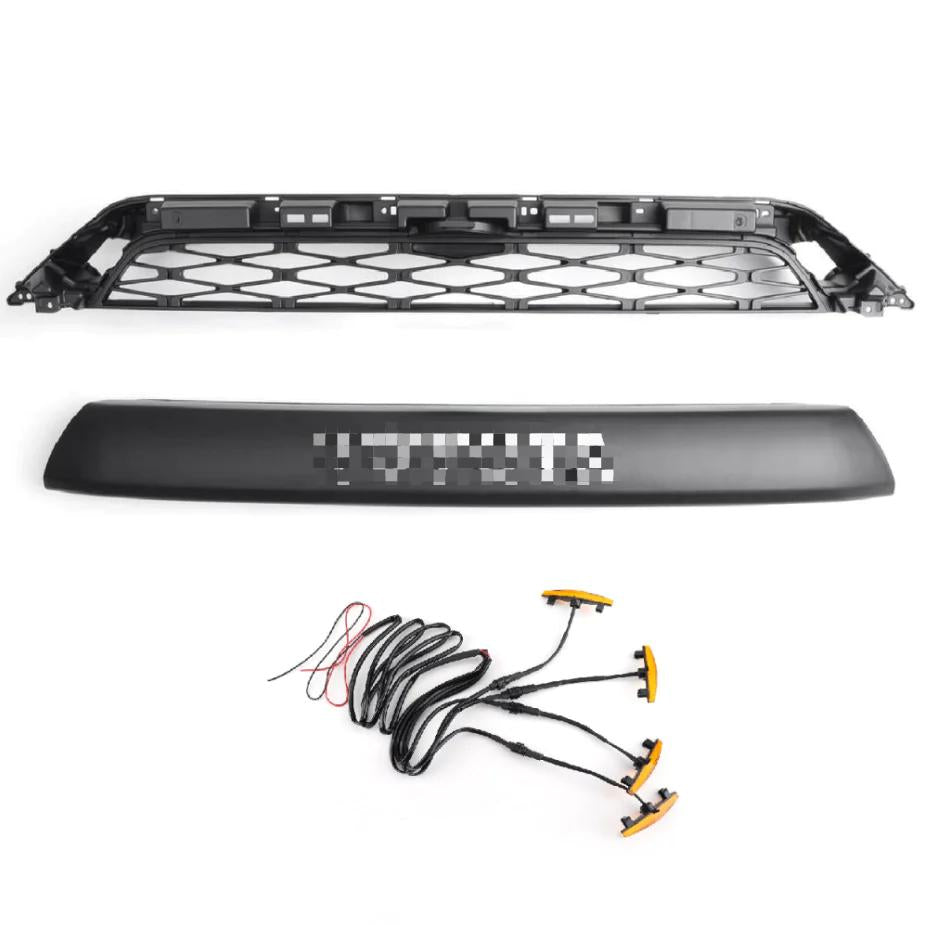 2014-2023 Toyota 4Runner TRD PRO Front Grille Grill Kit + LED Light Generic