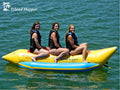 Island Hopper PVC-3 Banana Boat Inflatable 3 Passenger Water Sled