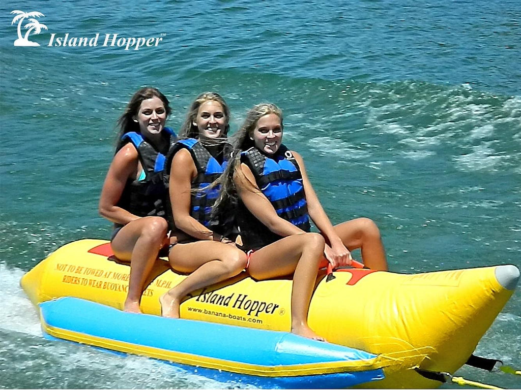 Island Hopper PVC-3 Banana Boat Inflatable 3 Passenger Water Sled