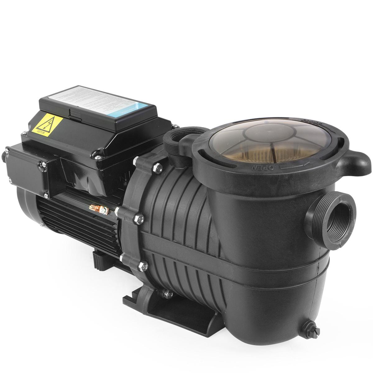 xtremepowerus 1.5hp variable speed inground/above ground pool pump high flo 230v timer control digital display 4-speed programmable