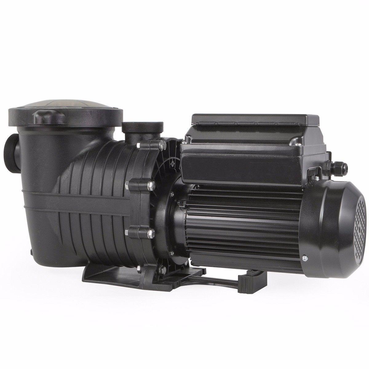 xtremepowerus 1.5hp variable speed inground/above ground pool pump high flo 230v timer control digital display 4-speed programmable