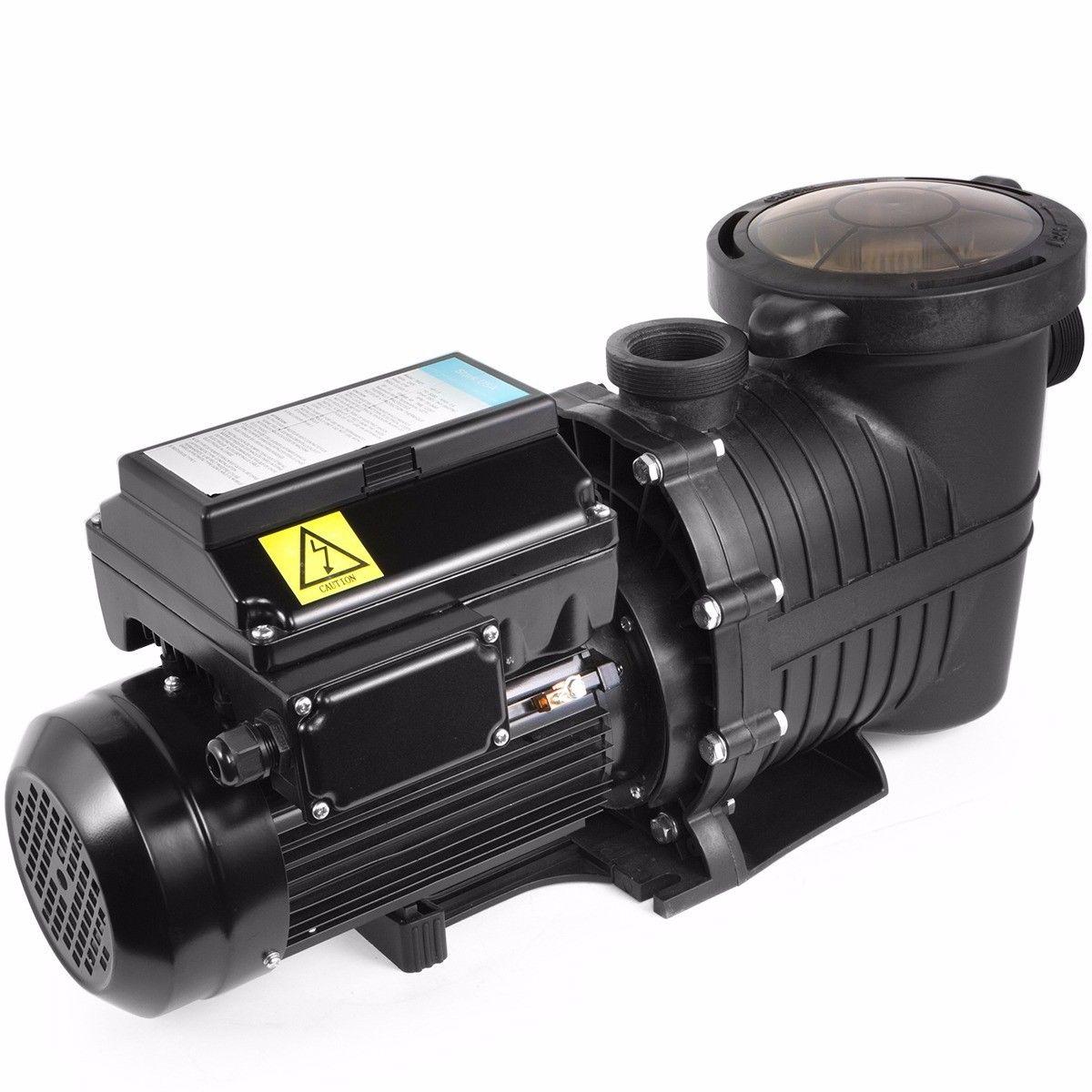 xtremepowerus 1.5hp variable speed inground/above ground pool pump high flo 230v timer control digital display 4-speed programmable