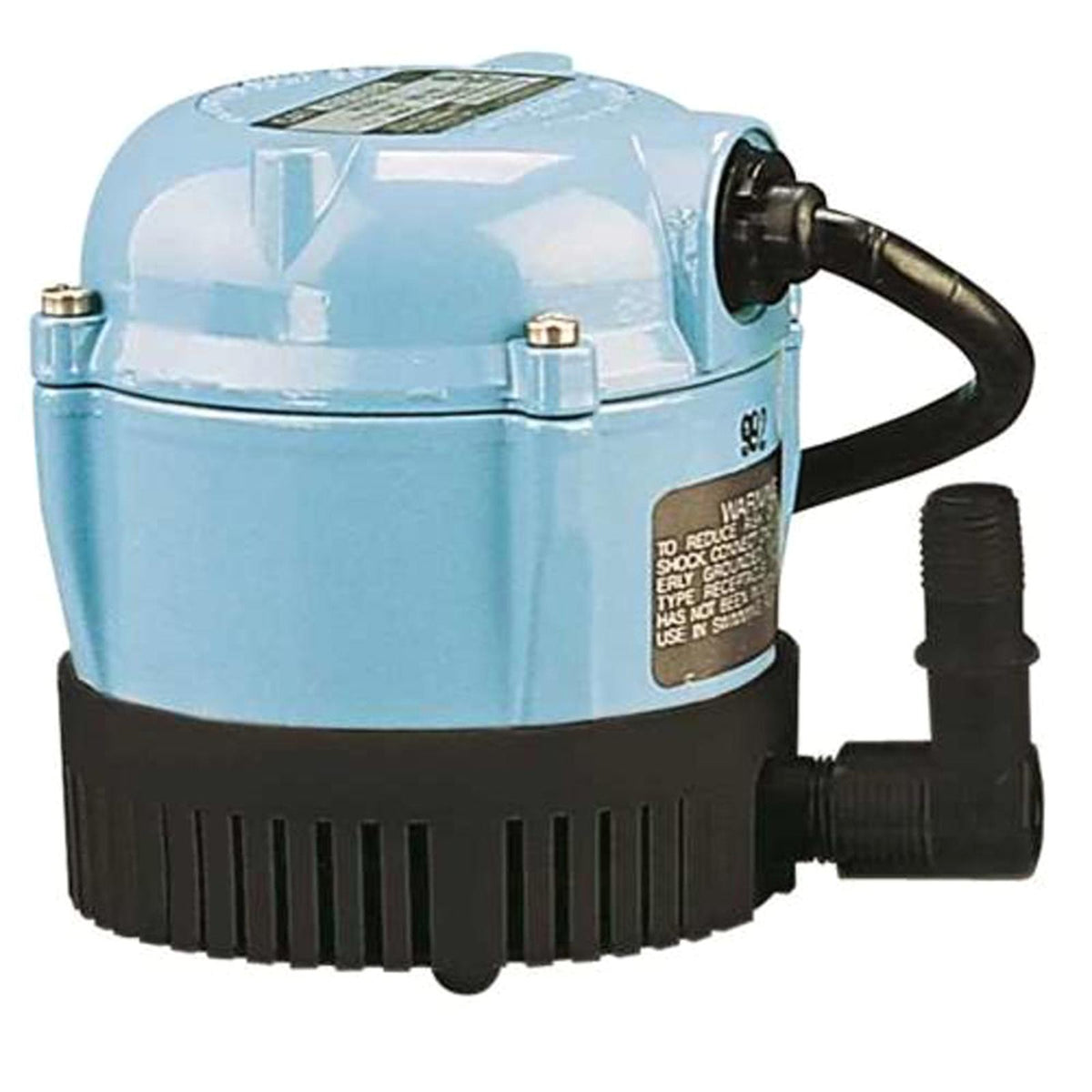 Little Giant 170GPH Permanently Lubricated Manual Submersible Pump - Blue