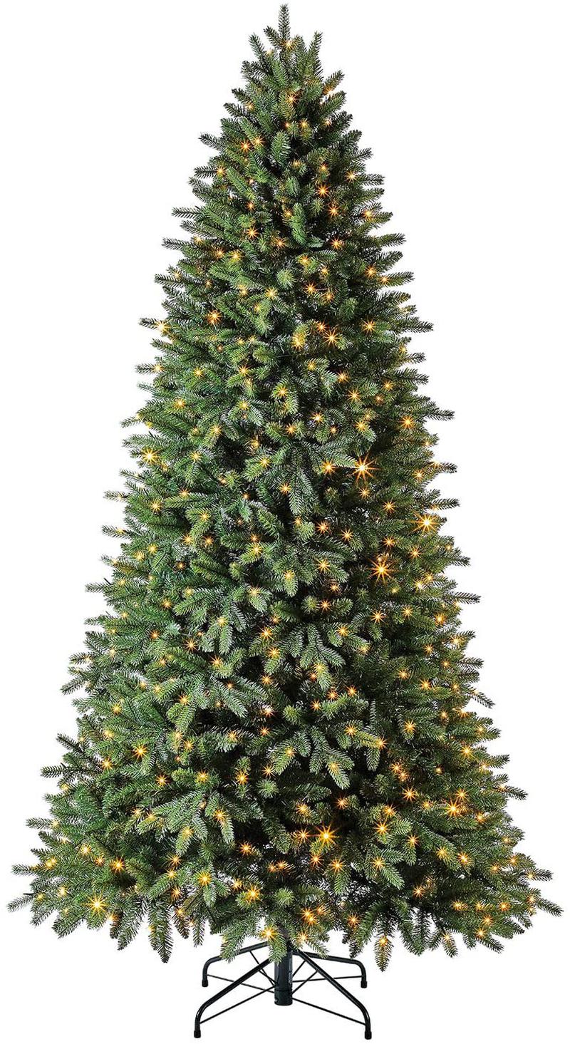 Evergreen classics 7.5 ft Pre-Lit BrentPine Artificial Christmas Tree