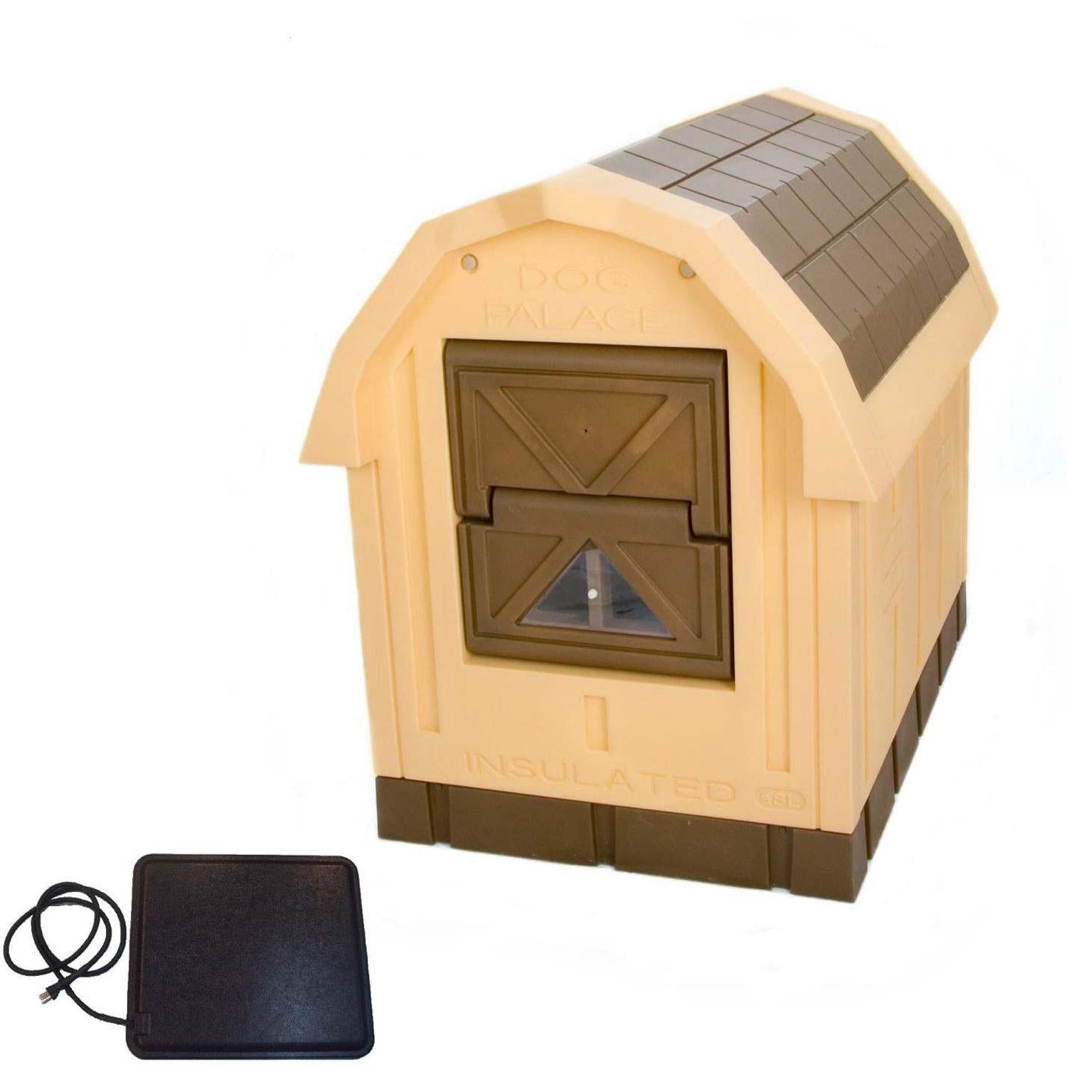 ASL Solutions Deluxe Insulated Dog Palace with Floor Heater - Large