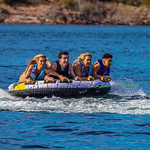 Rave Sports 02408 Mass Frantic 4-Rider Towable, 76" (163cm) diameter inflated surface