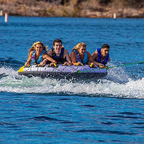 Rave Sports 02408 Mass Frantic 4-Rider Towable, 76" (163cm) diameter inflated surface