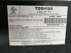 toshiba 14af44 14” crt tv for retro gaming component s-video with remote
