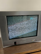 toshiba 14af44 14” crt tv for retro gaming component s-video with remote